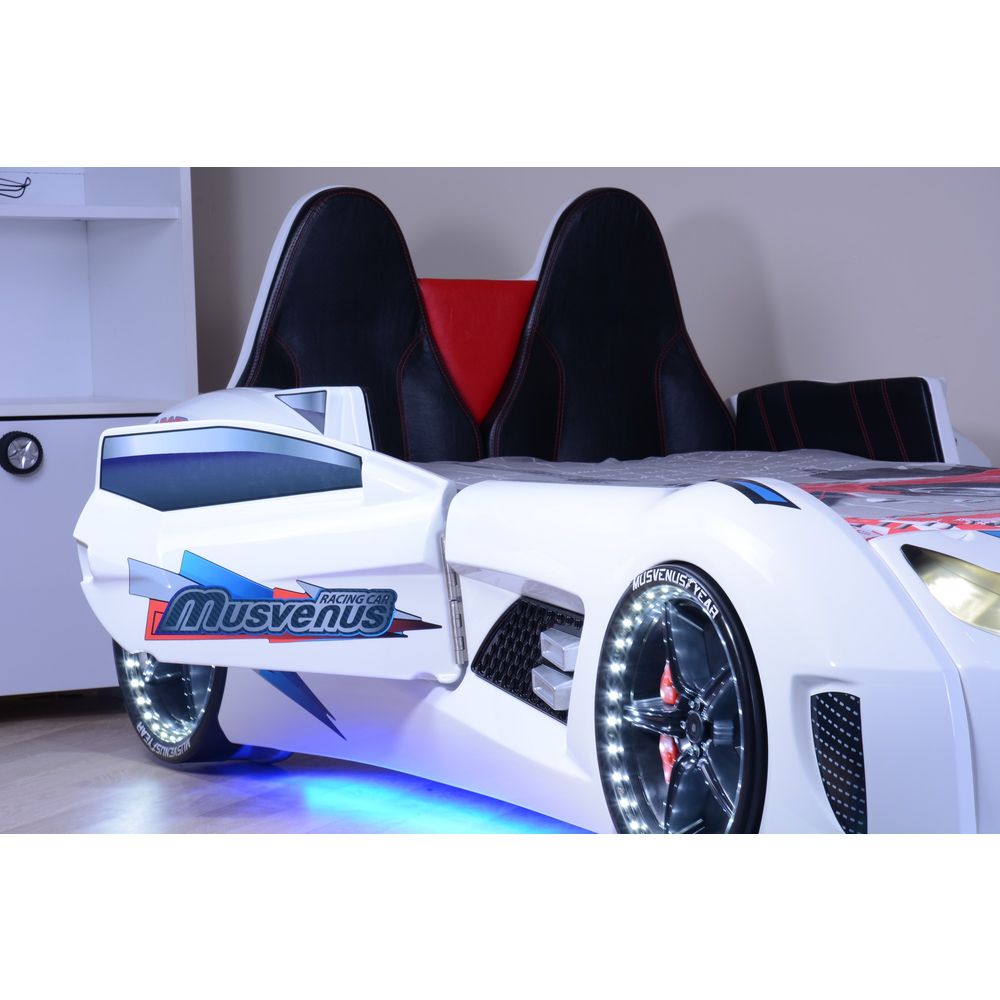 Mnv3 - Bijeli Višenamjenski Krevet za Automobil slika 4