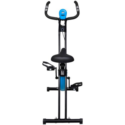Magnetski bicikl za vježbanje s mjerenjem pulsa crno plavi slika 8
