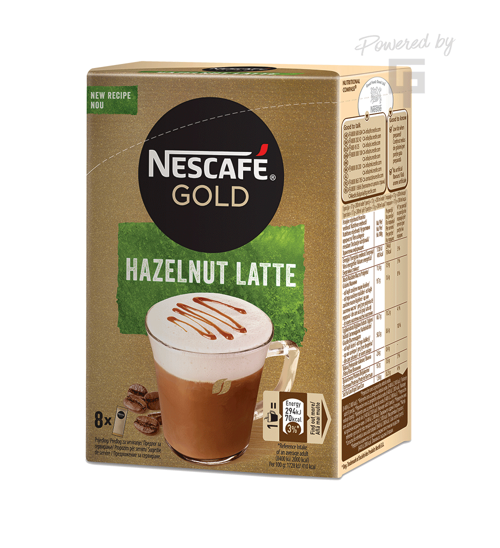 Nescafe cappuccino Lješnjak 8x17g slika 1