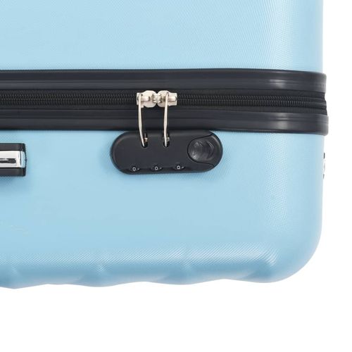 3-dijelni set čvrstih kovčega plavi ABS slika 31
