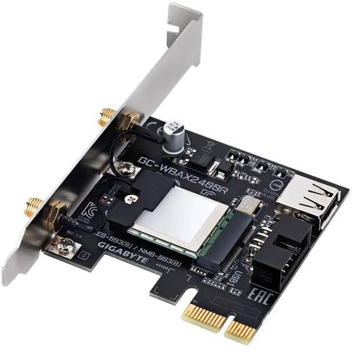 GIGABYTE GC-WBAX2400R rev. 1.0 bluetooth + wireless card mrežna karta slika 2