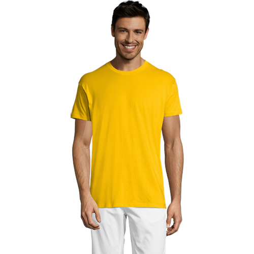 REGENT unisex majica sa kratkim rukavima - Žuta, S  slika 1