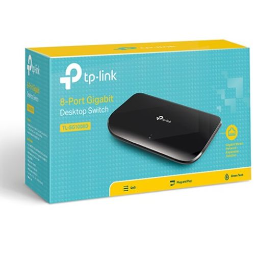 LAN Switch TP-LINK TL-SG1008D 8port 10/100/1000Mbps slika 1