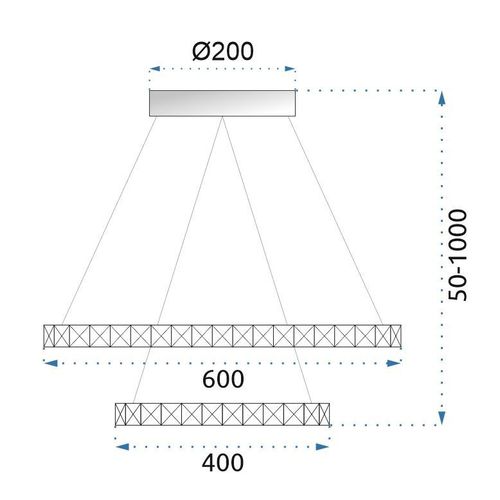 TOOLIGHT Svjetiljka Vegas 40/60 + daljinski APP659 slika 14