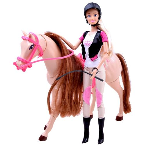 Anlily Lutka jahačica s konjem koji hoda slika 3
