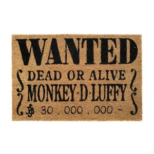 One Piece Wanted Monkey D Luffy doormat