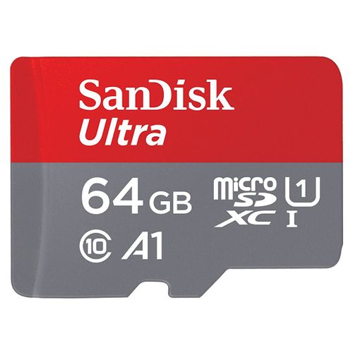 SanDisk Ultra microSDXC 64GB + SD adapter 140MB/s A1 Class 10 UHS-I slika 1