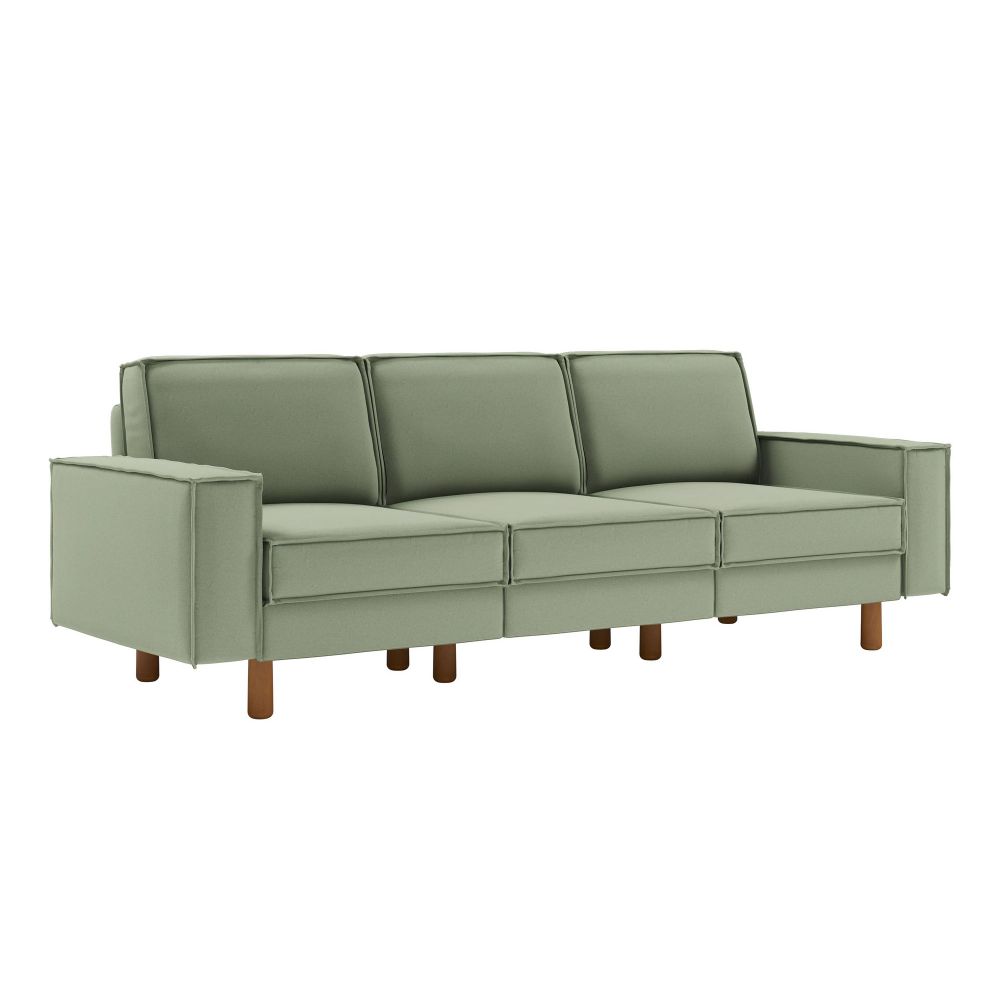 Sofa za 3 Osobe Sparrow Extra - Boje: Morska Zelena i Orah slika 1