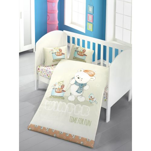 Colourful Cotton Komplet posteljine za bebe od ranforcea Kış Masalı slika 1