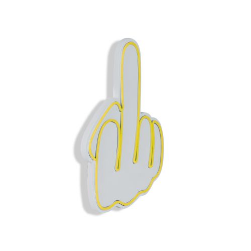 Wallity Ukrasna plastična LED rasvjeta, Middle Finger - Yellow slika 16