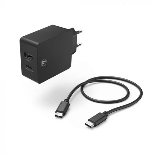 Hama Kućni punjač USB-C, USB-A, PD 30W, kabl USB-C 1m slika 1