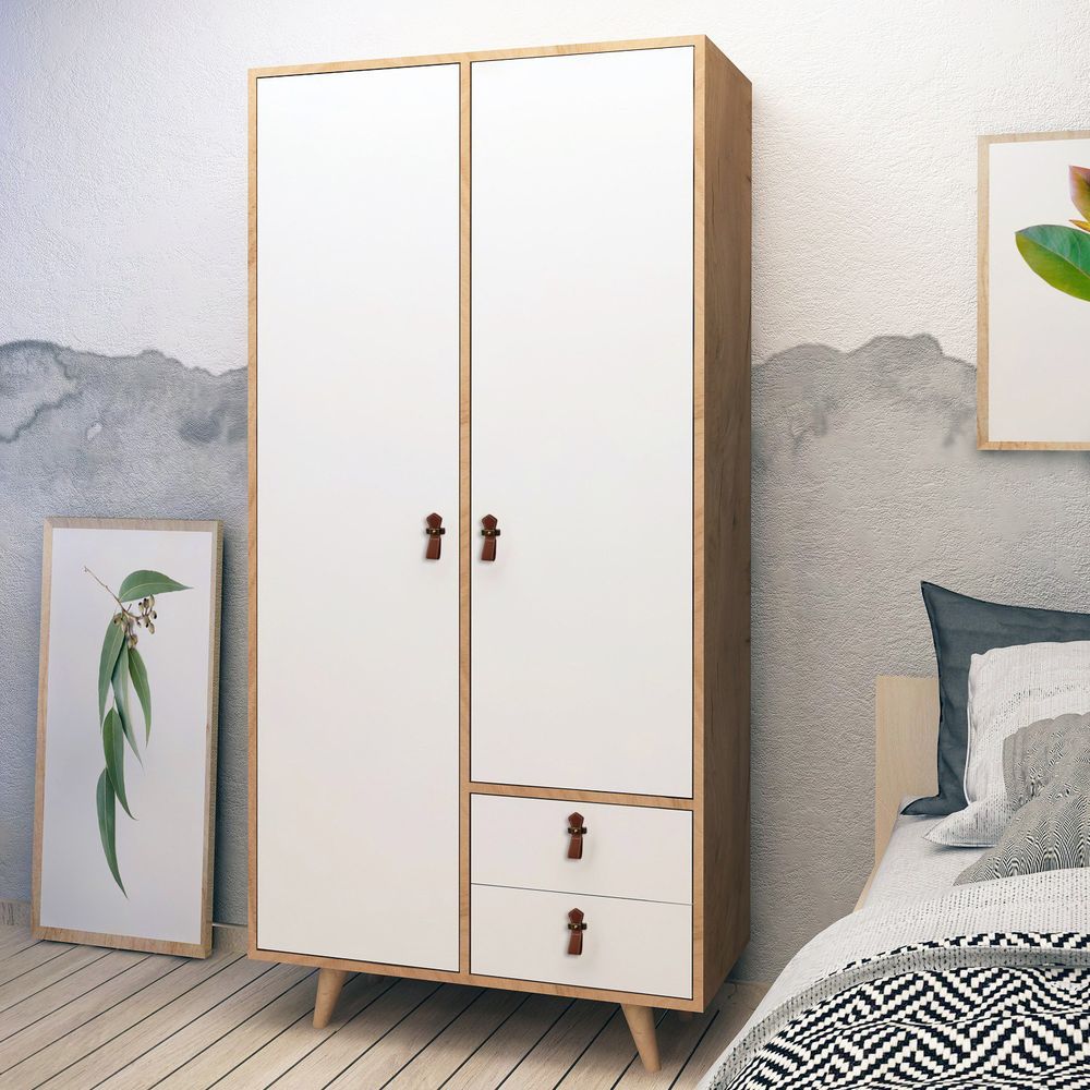 Ormar Musso Oak White slika 1