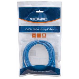 Intellinet prespojni mrežni kabal, Cat6, U/UTP, 1.5m, plavi