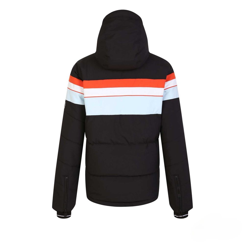 Dare2B Ženska jakna za skijanje Powder, Black/Quiet Blue slika 2