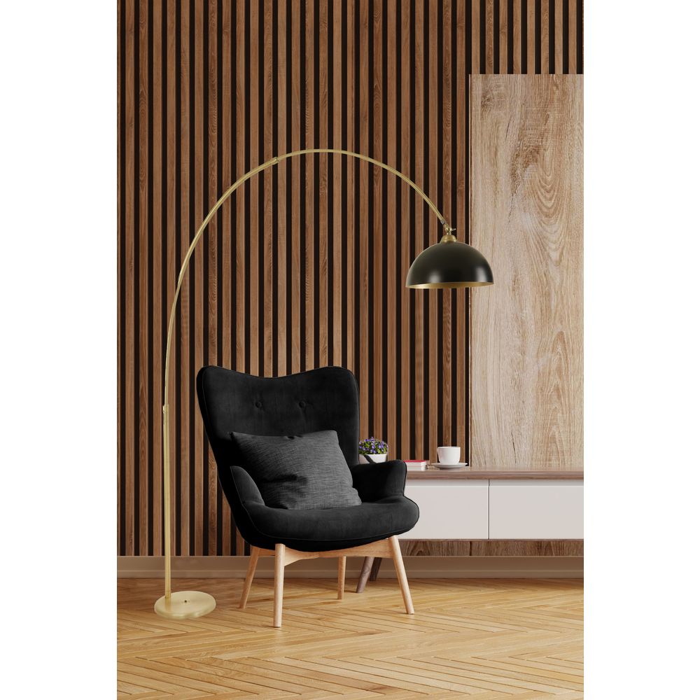 Deve Boynu Eskitme Lambader Retro 3 Başlıklı Gold Black slika 1