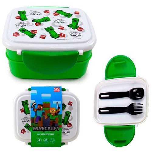 Minecraft TNT Lunch Box s priborom za jelo slika 1