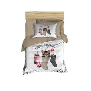 Set Posteljine za Bebe u Nijansama Khaki, Beige i Brown - PH194