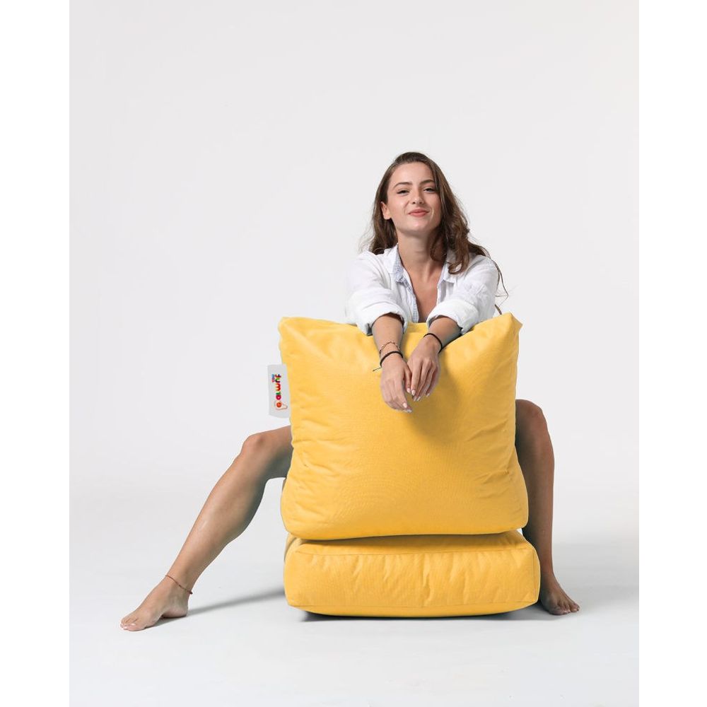Siesta Sofa Bed Pouf - Žuti Vrt Bean Bag slika 8
