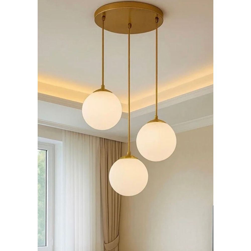 Luster BRZ-343419 – zlatna i bijela boja slika 1