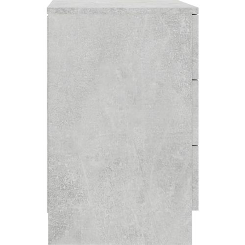 Noćni ormarić siva boja betona 38 x 35 x 56 cm od iverice slika 16