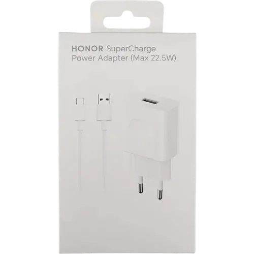 HONOR punjač SuperCharge Power Adapter 22,5W + kabl type-A na type-C bela slika 3