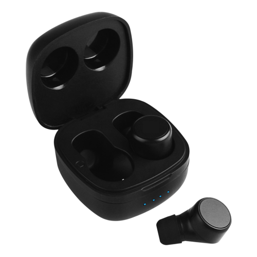 STREETZ Slušalice True Wireless TWS-1108 in-ear, s kutijicom za punjenje CRNE slika 2