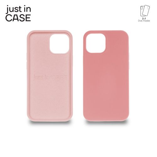 2u1 Extra case MIX PLUS paket PINK za iPhone 13 Mini slika 1