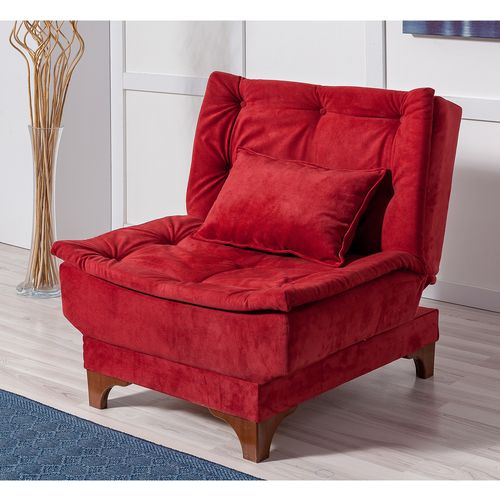 Kelebek TKM2-0101 Claret Red Sofa-Bed Set slika 4