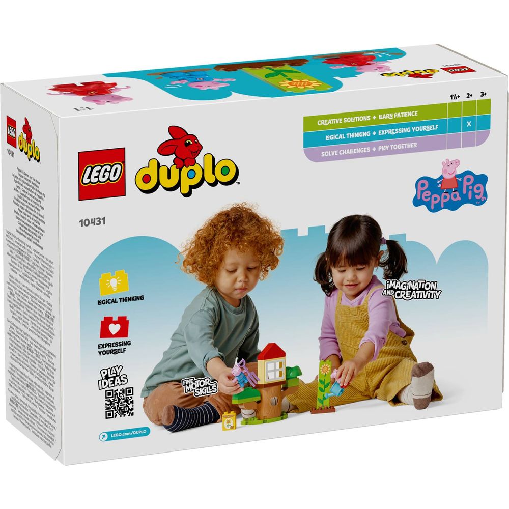 LEGO 10431 Peppa Prase dvorište sa kućicom na drvetu slika 8