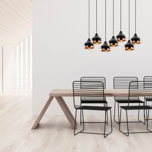 Yıldo - 6894 Black Chandelier