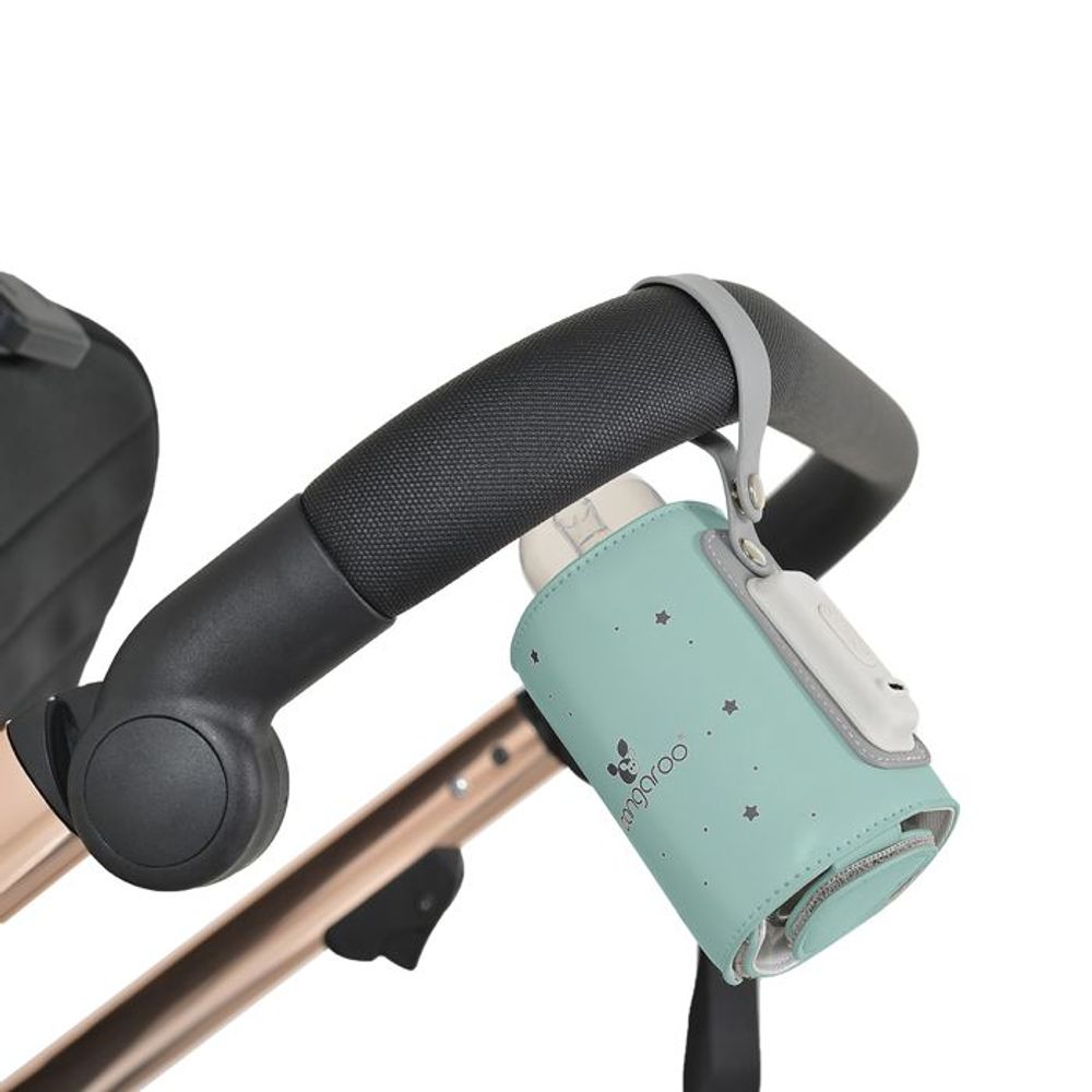 Cangaroo Prenosni grijač za flašice Thermo, Mint slika 2