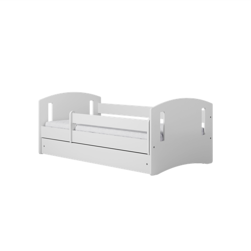 Drveni dječji krevet Classic 2 s ladicom - bijeli - 180*80cm slika 4