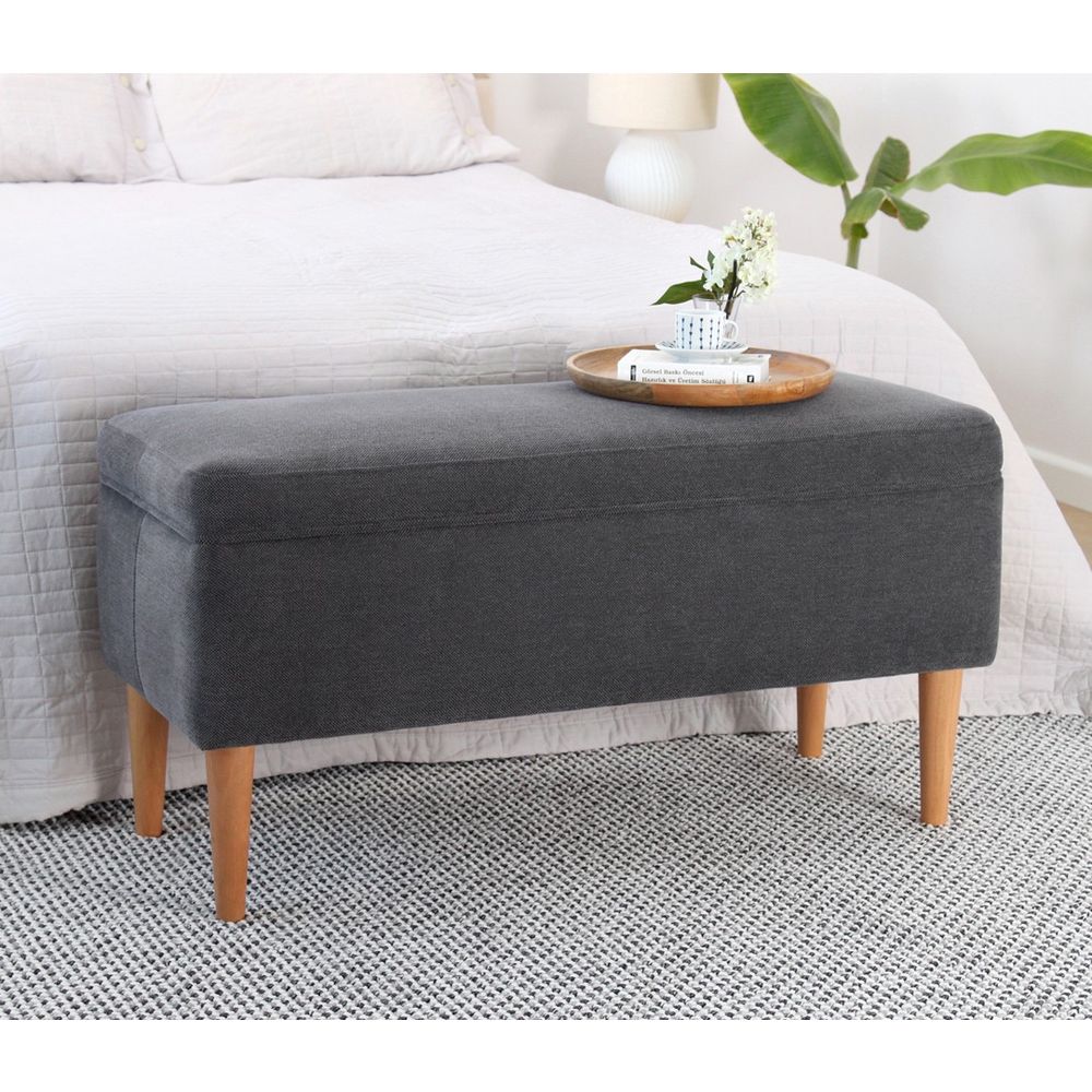 Glend - Sivi Pouf slika 1