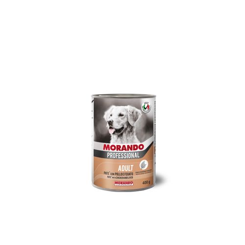 Morando Dog Prof Adult Pate Piletina i Jetra 400g konzerva slika 1