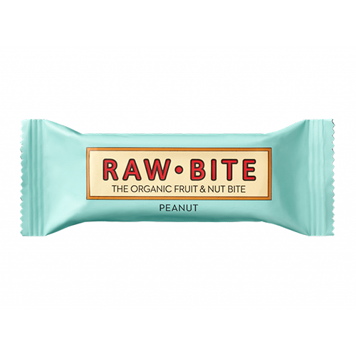 Raw Bite Voćni Energetski Bar Organski - Kikiriki 50g slika 1