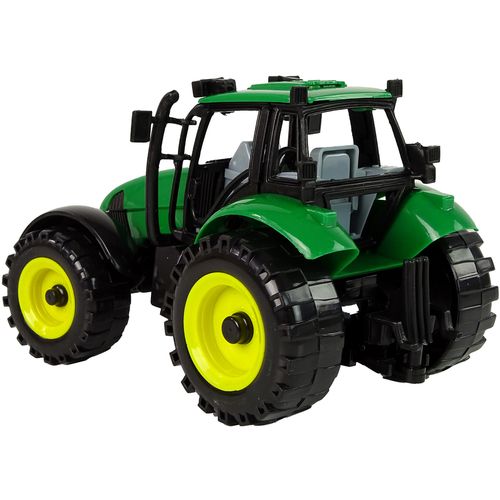 Zeleni traktor s haubom na otvaranje slika 3