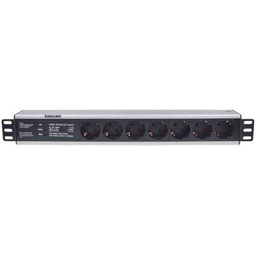 Intellinet PDU letva 19" 1U Rackmount 7-Output, 3m, Black slika 1