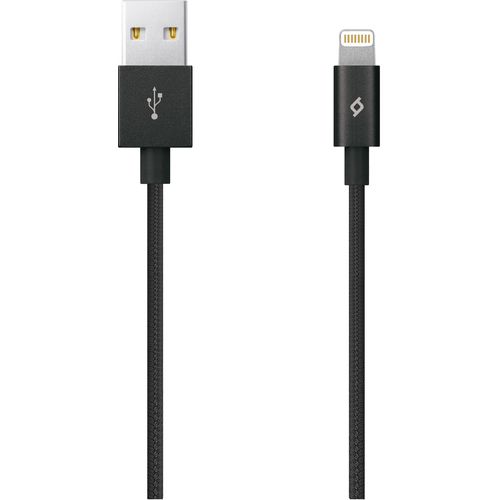 Ttec Kabel - MFi (Apple license) - Lightning to USB (1,20m) - Black - Alumi Cable slika 1