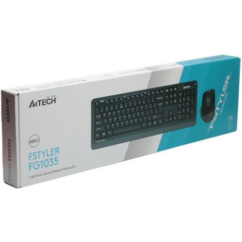A4-FG1035 A4Tech Fstyler Bezicna tastatura YU-LAYOUT + bezicni mis USB, Grey slika 5