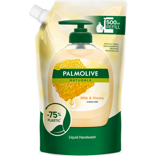 Palmolive sapun doypack milk and honey 500ml slika 1