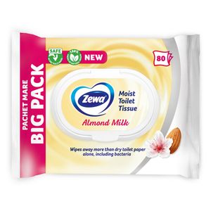 Zewa Almond milk vlažni toalet papir 80kom   