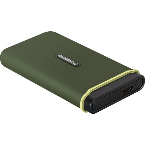 Transcend TS4TESD380C 4TB, Portable SSD, ESD380C, 3D NAND, USB 3.2 Gen 2x2, Type C, Supports UASP (USB Attached SCSI Protocol) [Read/Write speeds of up to 2,000MB/s], Military Green slika 2