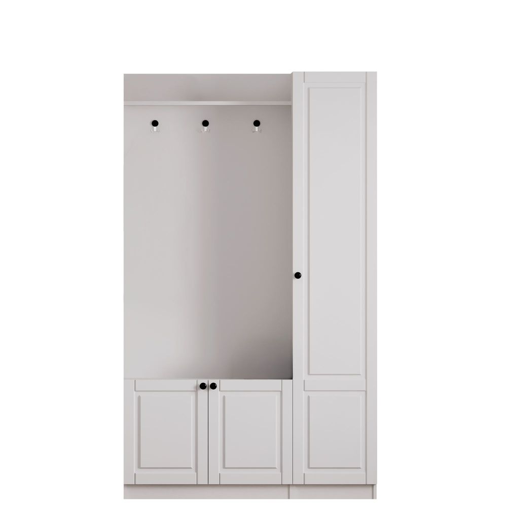 Hall Stand Rb-044 - Mat Bijela slika 5