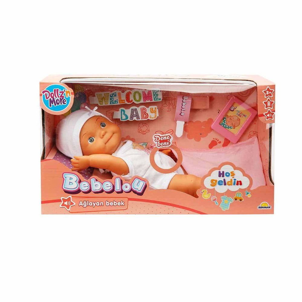 SUNMAN Bebelou Lutka @The Crib 35cm sa Zvučnim Funkcijama slika 5