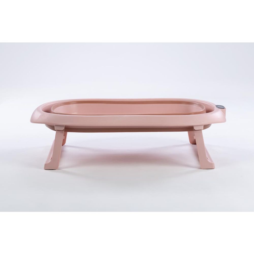 Sklopiva kadica s podlogom i termometrom dark pink slika 8