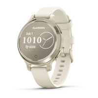 Garmin pametni sat Lily 2 Active Lunar Gold Bone, silikonski remen