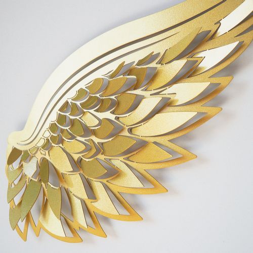 Wallity Metalna zidna dekoracija Angel Wings Metal Wall Art Set - APT705 slika 4