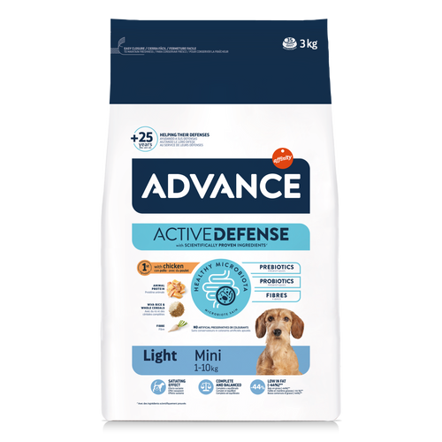 Advance Dog Adult Mini Light 3kg slika 1