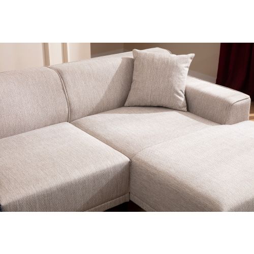 Atelier Del Sofa Kutna garnitura, Bijela, Petra R Corner - White slika 4