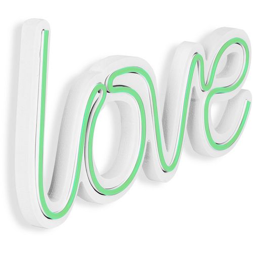 Wallity Ukrasna plastična LED rasvjeta, Love - Green slika 7